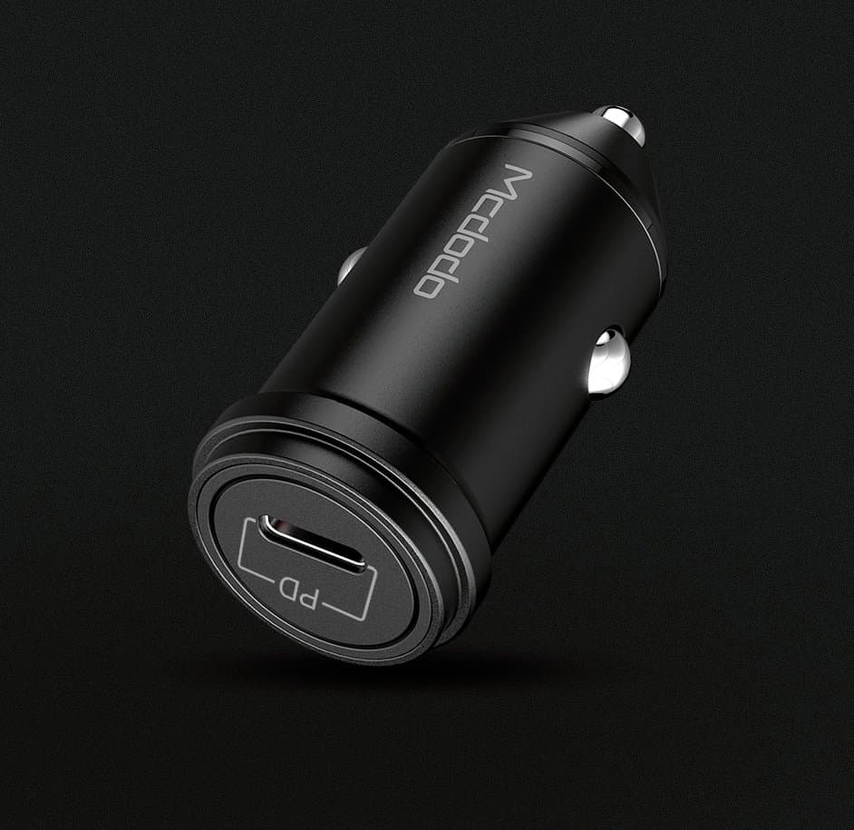 18W USB-C Single Output PD Fast Car Charger