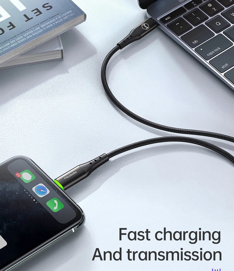 36W USB-C to Lightning Auto Power Off Cable