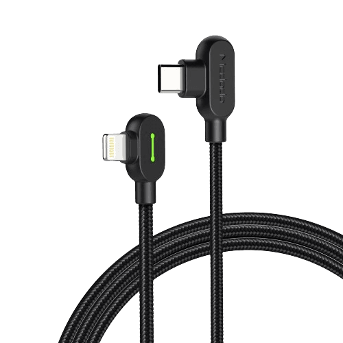 36W 90 Degree USB-C to Lightning Cable
