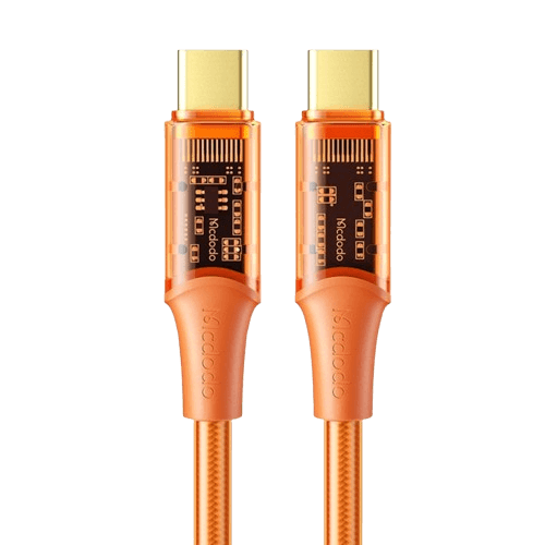 USB-C to USB-C Amber Series 100W Orange