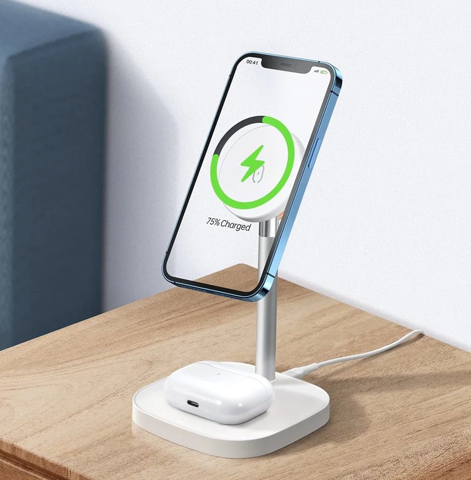Wireless Charging Dock 2 in 1 Charging + Stand