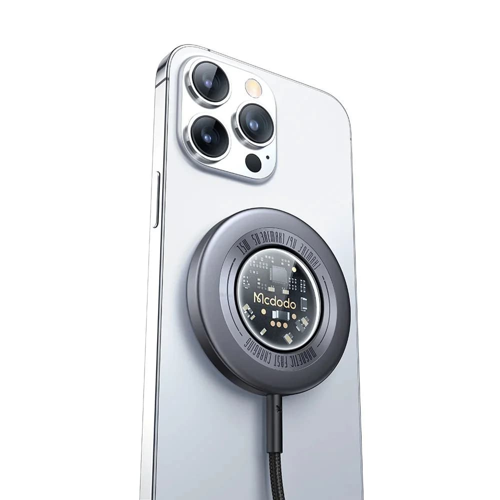 15W Transparent Magnetic Fast Wireless Charger Prism Series